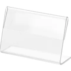 Price holder plastic ,H=4,L=6,B=2cm transparent.