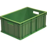 Ящик для продуктов сплошной (от -18 до +50°C) полиэтилен 46л ,H=25,L=60,B=40см зелен.