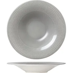 Pasta plate “Willow Must”  porcelain 0.89l D=28.5cm gray