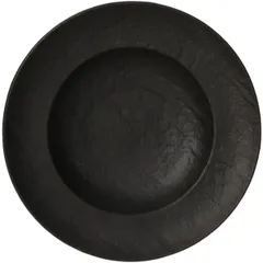 Pasta plate “Vulcania”  porcelain  D=25cm  black