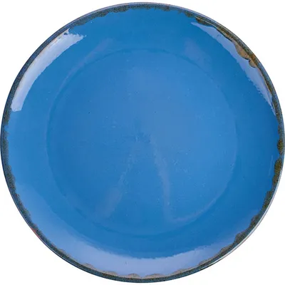 Тарелка «Синий крафт» мелкая керамика D=220,H=23мм голуб., Цвет: Голубой, Диаметр (мм): 220