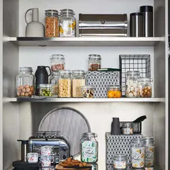 Банка «Фидо» квадратная с крышкой стекло 1,65л ,H=22,L=10,6,B=10,6см прозр., изображение 3