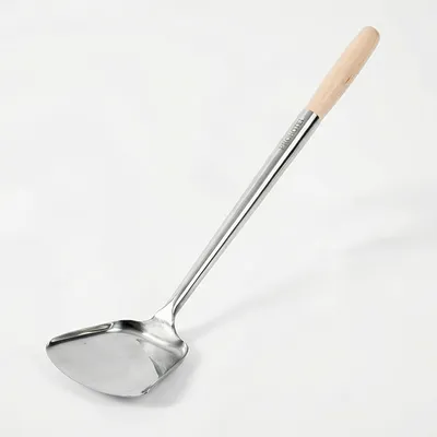 Лопатка кухонная с деревянной ручкой сталь нерж.,дерево ,L=47,5/10,5,B=12см