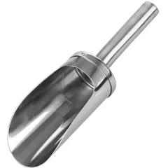 Ice scoop “Probar”  stainless steel , L=19, B=5cm  silver.