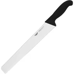 Knife for slicing cheese  stainless steel  L=30cm  black, metal.