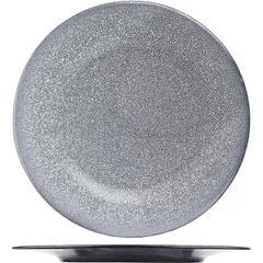 Plate “Milky Way”  porcelain  D=20cm  black, white