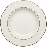 Тарелка глубокая «Афродита» фарфор 250мл D=225,H=25мм белый,золотой