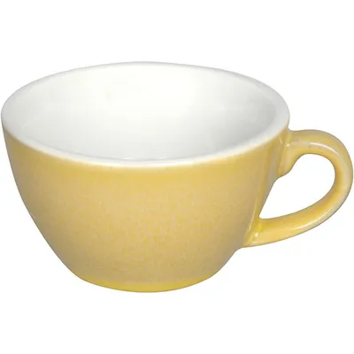 Чашка чайная «Эгг» фарфор 150мл желт., Цвет: Желтый, Объем по данным поставщика (мл): 150