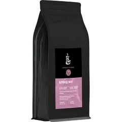 Coffee beans “Blend No. 5” for espresso (50% Brazil, 50% Ethiopia) discounted 1 kg