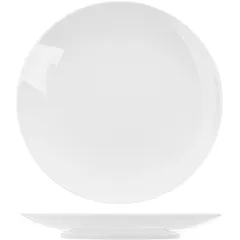 Plate “Universal” small  porcelain  D=20, H=2cm  white