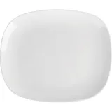 Блюдо «Эволюшнс Солюшн» стекло ,L=28,B=23см белый