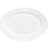 Тарелка «Амбиент» овальная фарфор ,L=37,B=26,3см белый