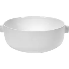 Salad bowl bone porcelain D=224,H=95mm white