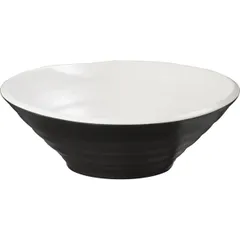 Salad bowl plastic 1.5l D=26,H=9cm black,white