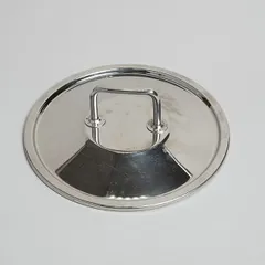 Крышка для кастрюли уцененная сталь D=180,H=60,L=195,B=195мм металлич.