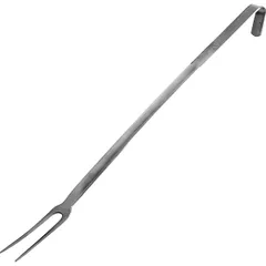 Meat fork stainless steel ,H=4,L=50,B=3cm metal.