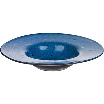 Тарелка для пасты «Млечный путь голубой» фарфор 0,5л D=310,H=55мм голуб.,черный, изображение 3