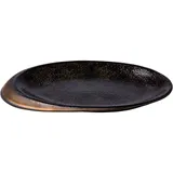 Тарелка овальная «Ро дизайн бай кевала» керамика 20мл ,H=20,L=258,B=285мм черный
