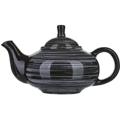 Чайник «Маренго» керамика 0,7л ,L=22,5см черный,серый