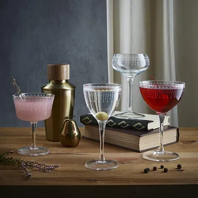 Бокал для вина «Новеченто Арт деко» стекло 155мл D=74,H=155мм прозр., изображение 3