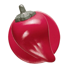 Пукли «Красный перец»[12шт] пластик D=15мм красный,зелен.