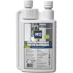 Cleaning agent for milk systems of coffee machines “Alkadem M12”, environmentally friendly  1 l , H=24, L=26cm  white