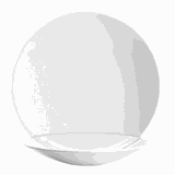 Тарелка глубокая «Сублим» фарфор 1л D=310,H=53мм белый