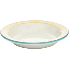 Блюдце «Рио Еллоу» для масла фарфор D=11,H=2см белый,желт., изображение 2