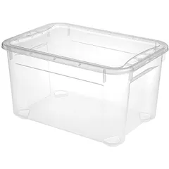 Food container with lid  polyprop. 16l ,H=21.5,L=38.9,B=27.5cm transparent.