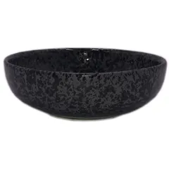 Salad bowl “Savanna black” ceramics 1l D=185,H=65mm black