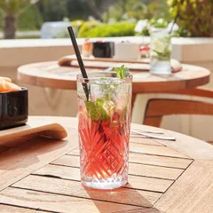 Хайбол (стакан) «Бродвей» стекло 380мл D=75,H=145мм прозр., изображение 3