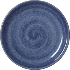 Plate “Revolution Bluestone” small  porcelain  D=200, H=15mm  blue