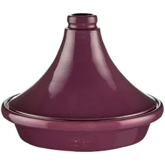 Tagine with lid  ceramics  1.6 l  D=28, H=21 cm  violet.