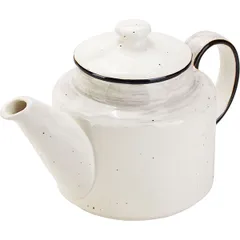 Teapot “Pastoral” porcelain 0.775l ,L=21.5cm gray