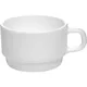 Чашка кофейная «Перформа» стекло 130мл D=75,H=50,L=95мм белый, Объем по данным поставщика (мл): 130, изображение 2