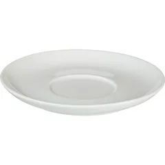 Блюдце «Белая» Принц фарфор D=145,H=18мм белый, изображение 2