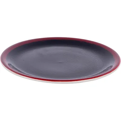 Тарелка «Кото Рэд» мелкая фарфор D=15см черный,красный, изображение 3