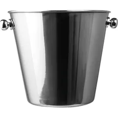 Champagne bucket “Prootel”  stainless steel  4 l  D=21.5/14, H=18.5 cm  metal.