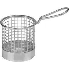 Basket for French fries round “Prootel”  stainless steel  D=8,H=8,L=8cm