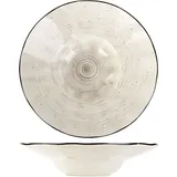 Тарелка для пасты «Пастораль» фарфор 300мл D=29,H=7см серый