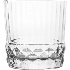 Old fashion “America 20x” glass 370ml D=88,H=92mm clear.