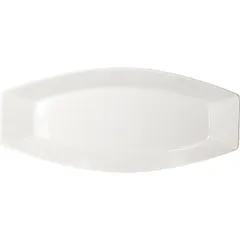 Блюдо «Кунстверк» овальное фарфор ,H=40,L=380,B=165мм белый
