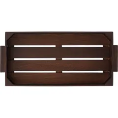 Ящик для подачи с ручками, темный дуб ,H=6,L=40,B=20см, изображение 3