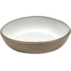 Salad bowl concrete D=210,H=45mm white,gray