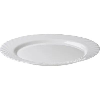 Блюдо «Трианон» круглое стекло D=31,H=2см белый, Цвет: Белый, Диаметр (мм): 310, изображение 2