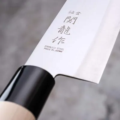 Нож кухонный «Киото» двусторонняя заточка сталь нерж.,дерево ,L=29,5/16,5см, изображение 4