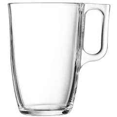 Mug “Volyuto” glass 400ml D=11.1,H=12.3cm clear.