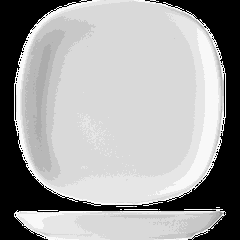 Тарелка «Капри» квадратная фарфор ,H=3,L=25,B=25см белый