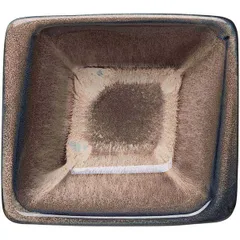 Салатник «Пати» фарфор 250мл ,H=45,L=130,B=130мм серый,синий, изображение 2