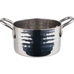 Container for serving “Mumbai” with handles  stainless steel  3 l  D=95, H=55mm  metal.